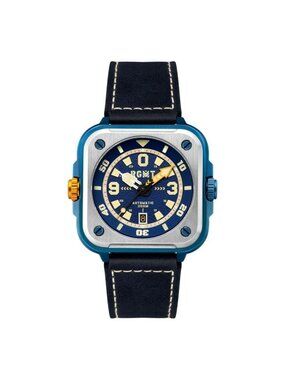 NWT Rgmt Pershing Automatic Blue Dial Men's Watch